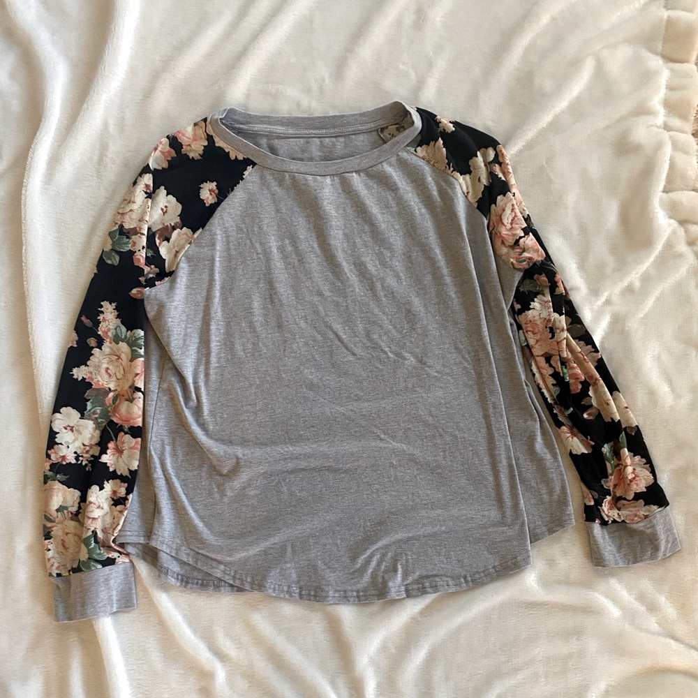 Long Sleeve Flower Shirt